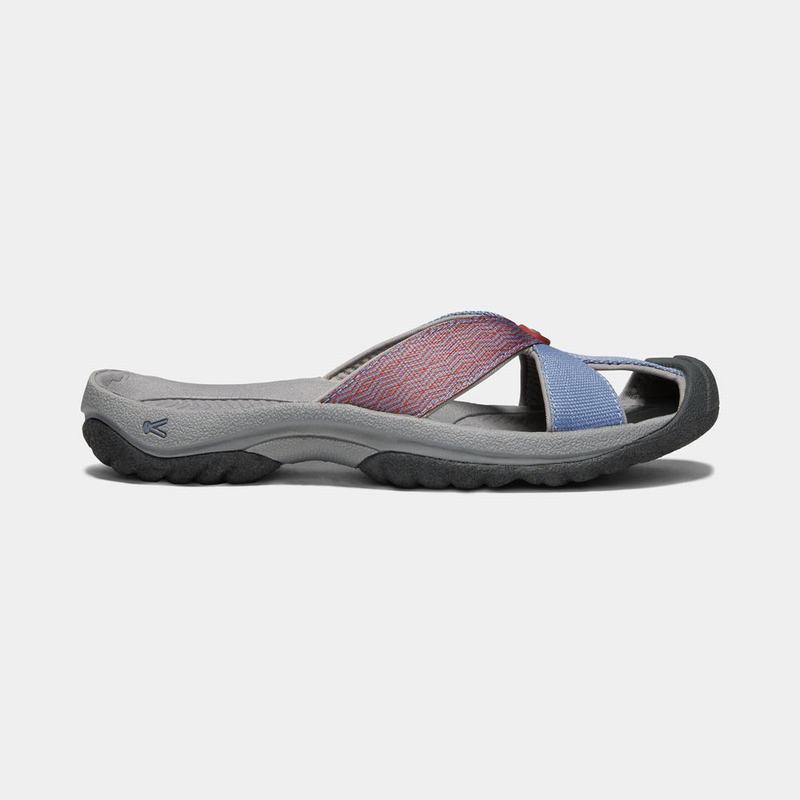 Keen Bali Beach Closed-toe Womens Sandals Blue/Grey Online Sale (6752-MDISW)